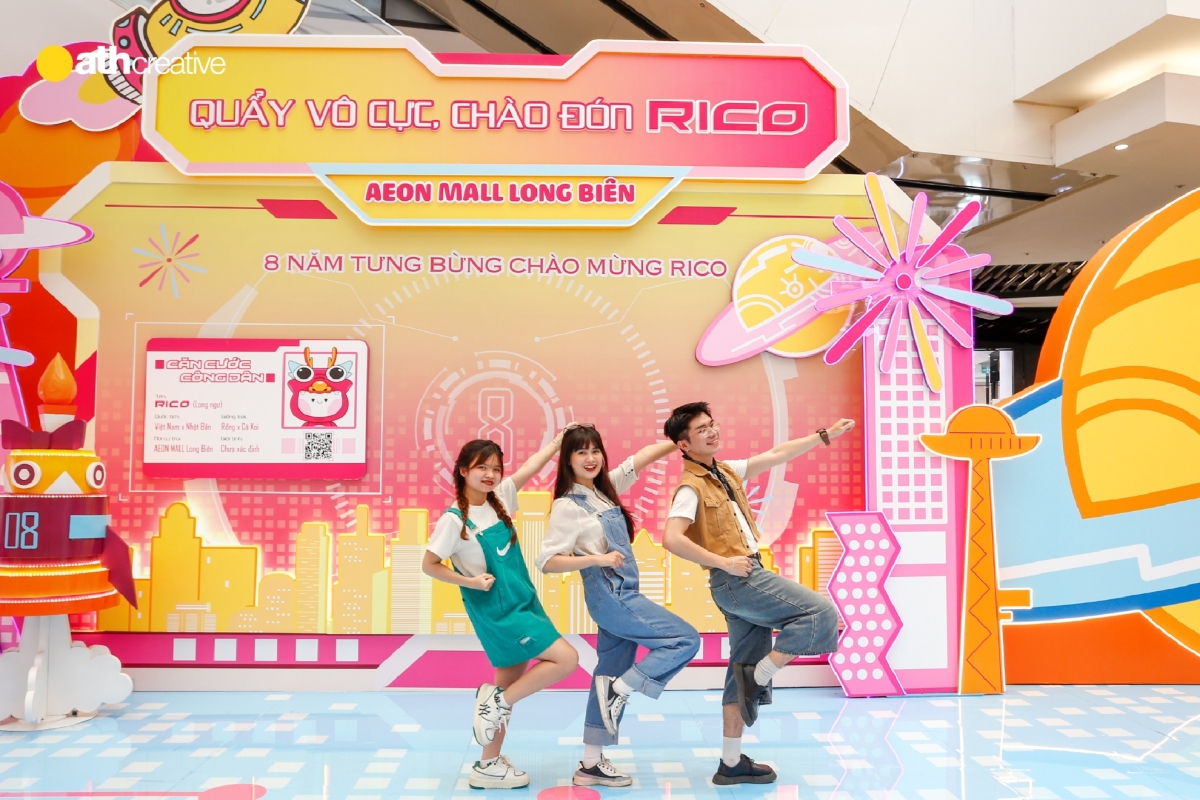 DECOR SINH NHẬT 8 TUỔI AEON MALL LONG BIÊN 2023